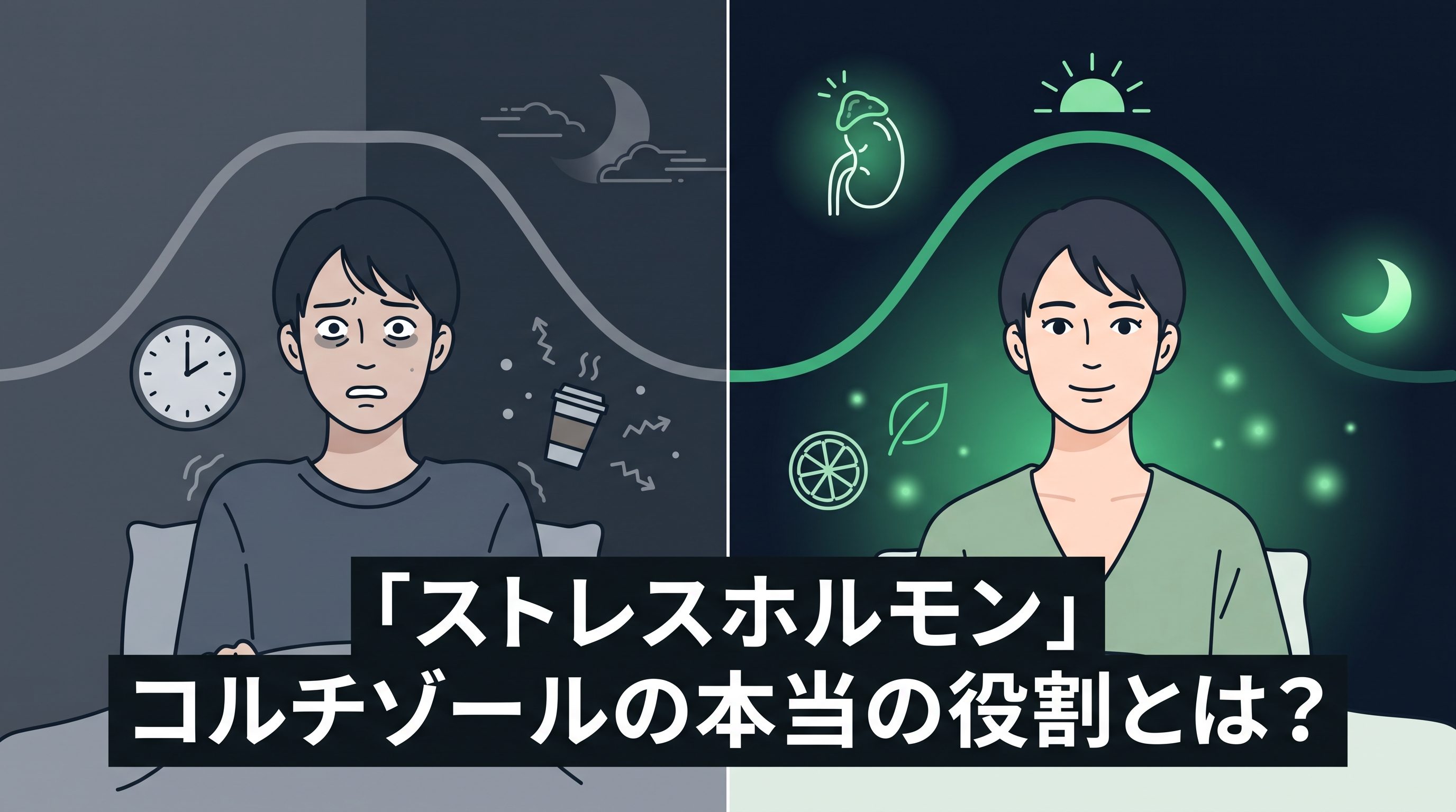 「ストレスホルモン」コルチゾールの本当の役割とは？