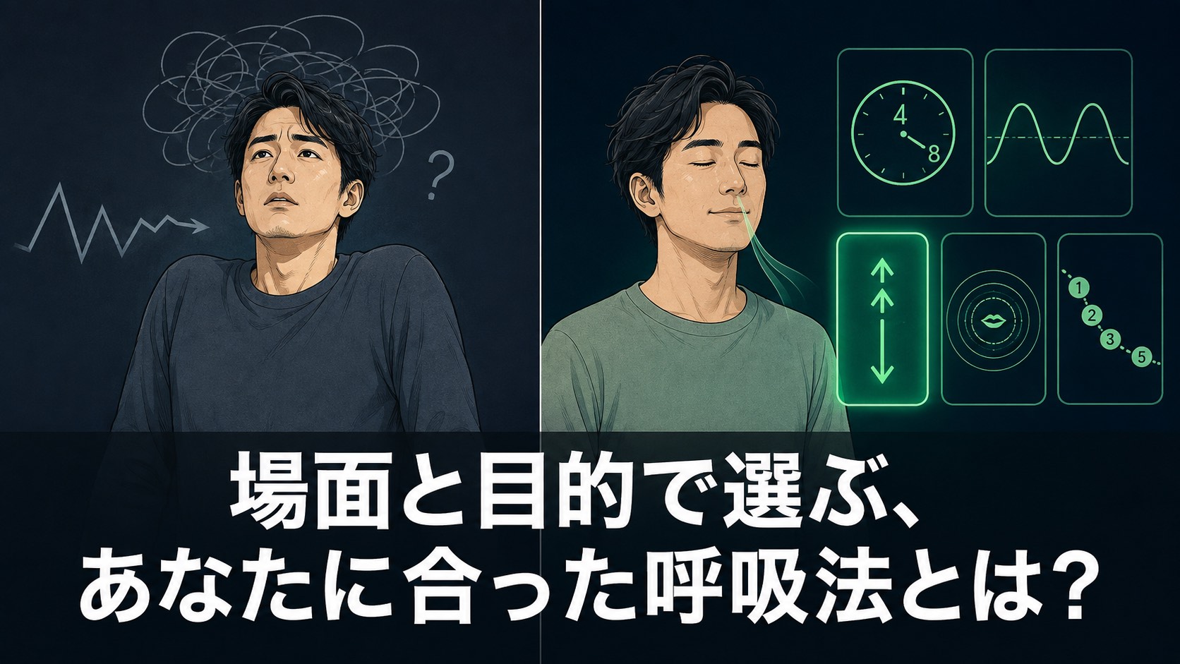 場面と目的で選ぶ、あなたに合った呼吸法とは？